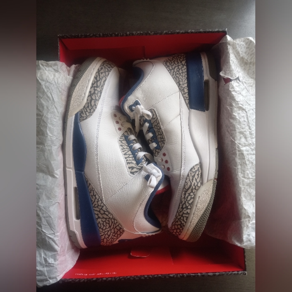 Retro Jordan 3 True Blue Size 12 w/Box